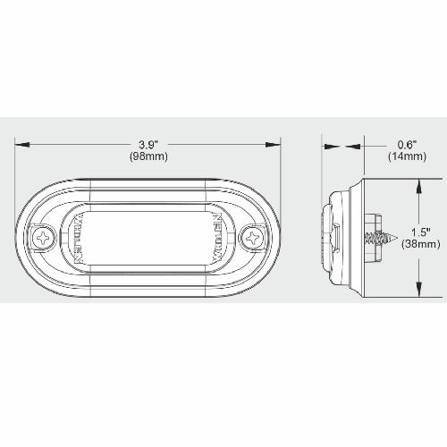 Whelen® ION™ Mini T™ Series Duo - Linear Super LED